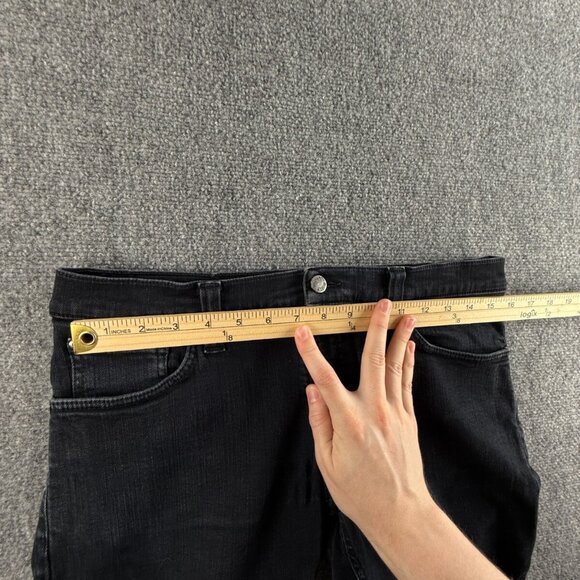 Nudie Jeans Tube Kelly Black Black Cotton Stretch Denim Jeans Adult ACTL 32X32 - Picture 13 of 16